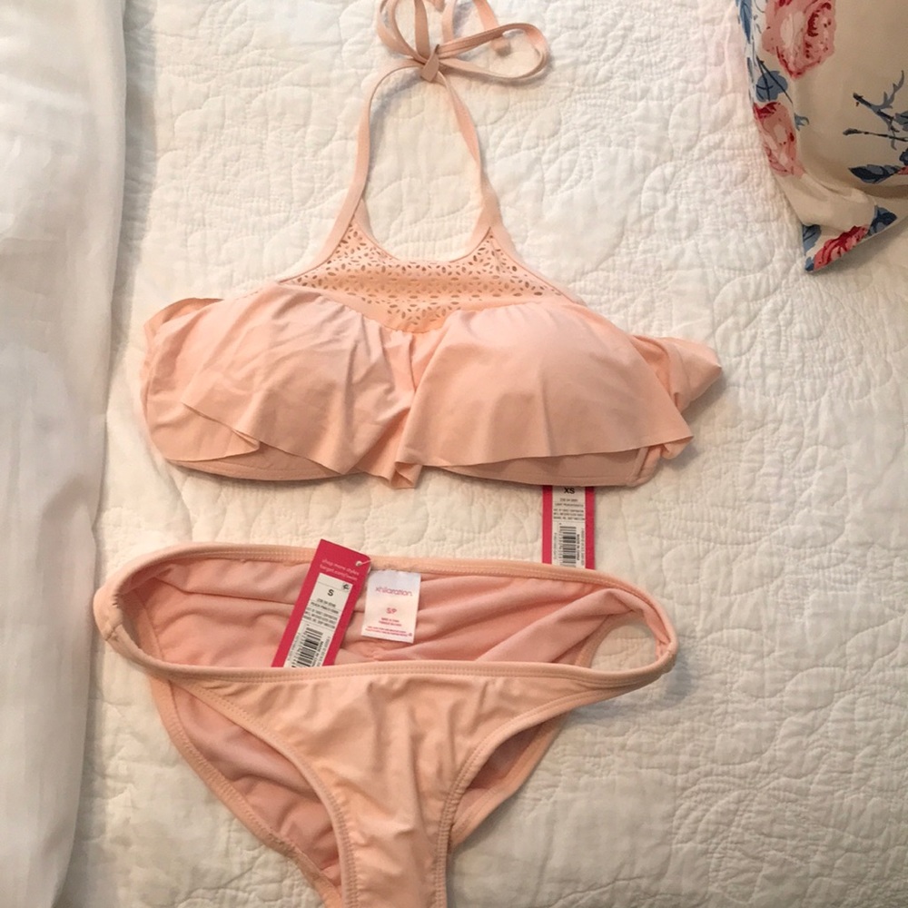 NWT Target light pink bikini set